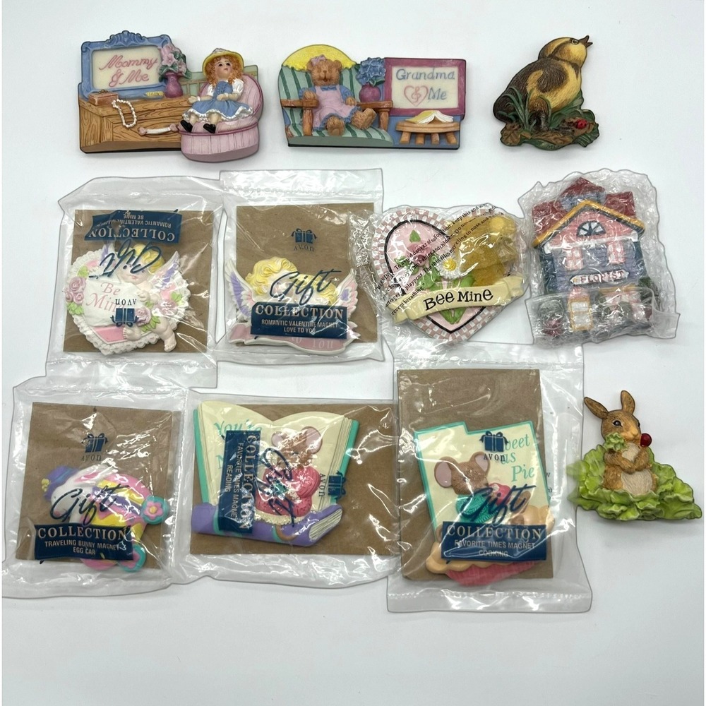 Vintage Avon Magnets Lot " Gift Collection " Some New In Package - Some Opened - Picture 15 of 15